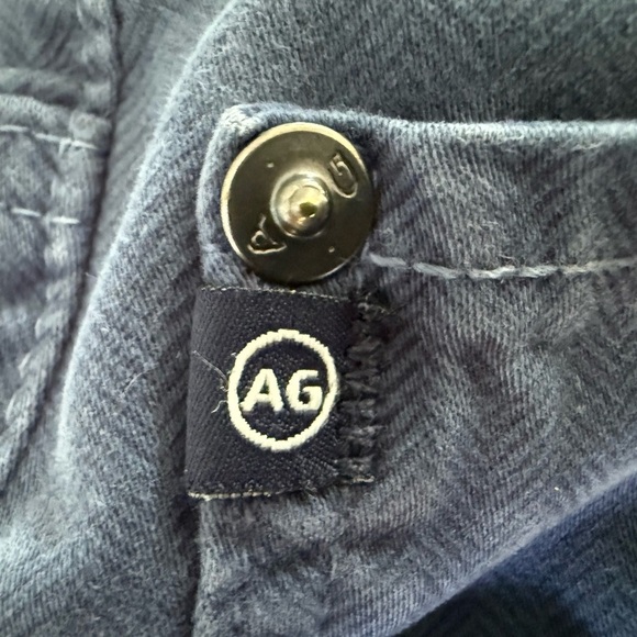 AG Adriano Goldschmied Everett Slim Straight Jeans 38x32 Navy Blue — Made in US - Picture 2 of 12